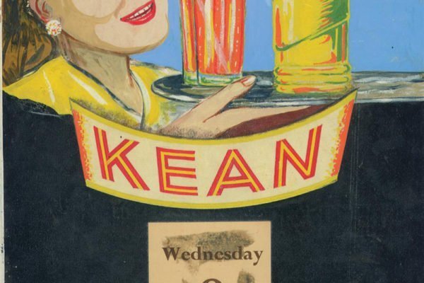 Διαφήμιση για την πρώτη Λεμονάδα σε γυάλινη φιάλη σε ημερολόγιο που ήταν απαραίτητο για κάθε καφενείο της εποχής.