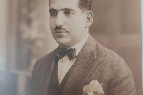 Ο Ματθαίος Κωνσταντινίδης, θείος του Λάμπη Κωνσταντινίδη.